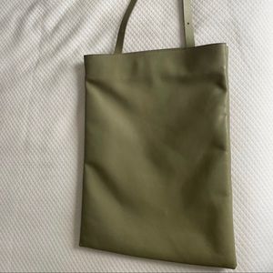 Brand new cos succulent green leather bag